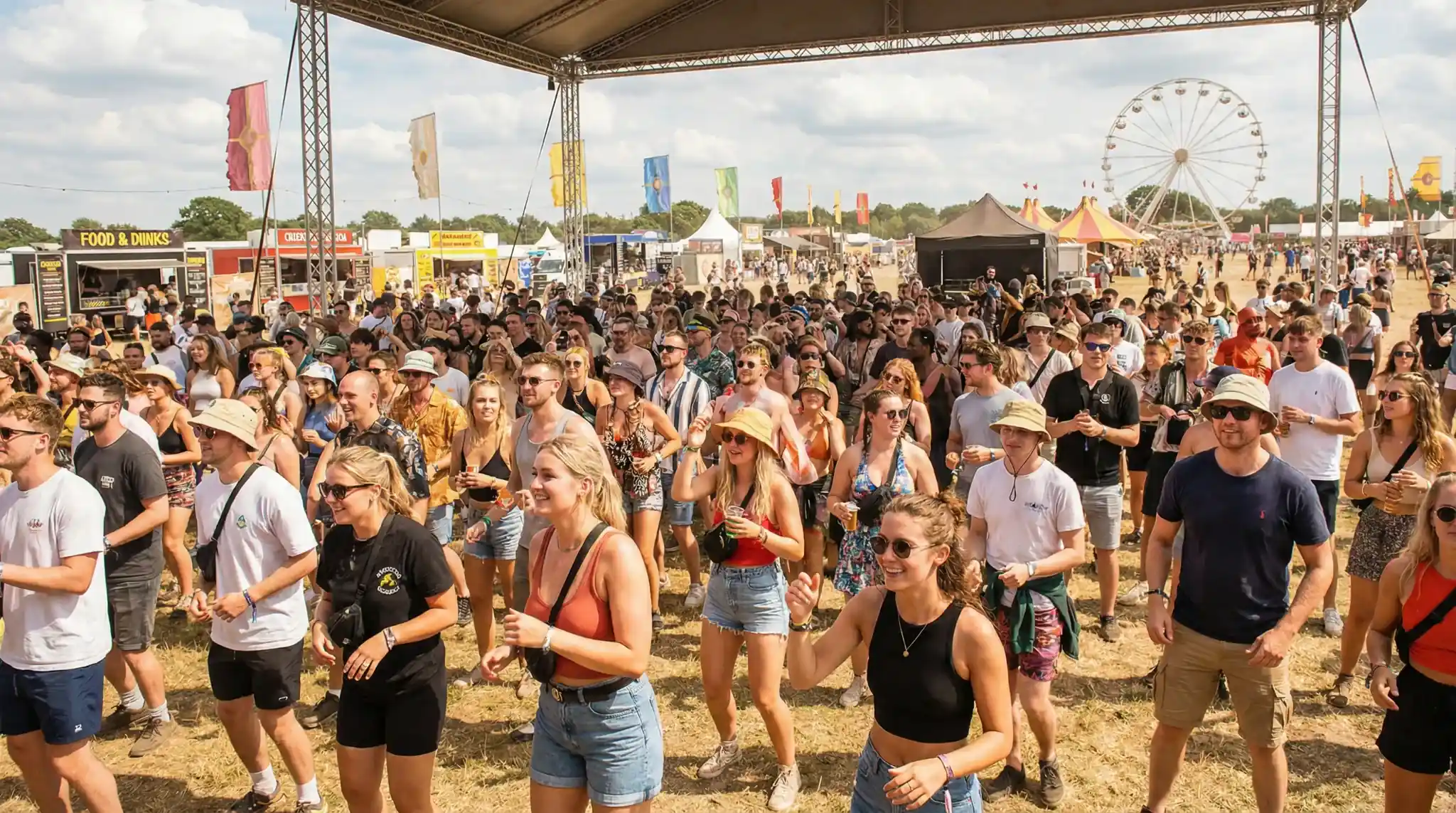 Festival tijdens de zomer