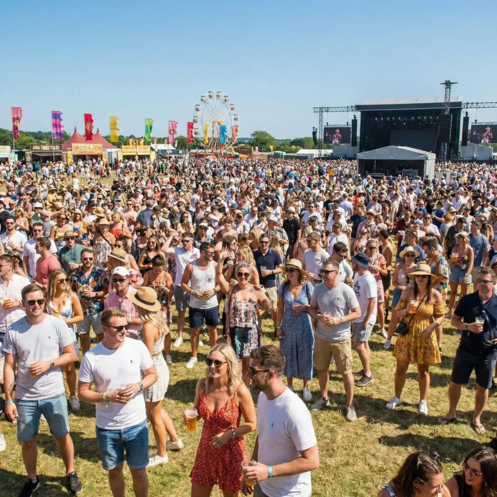 Dagfestival in de zomer