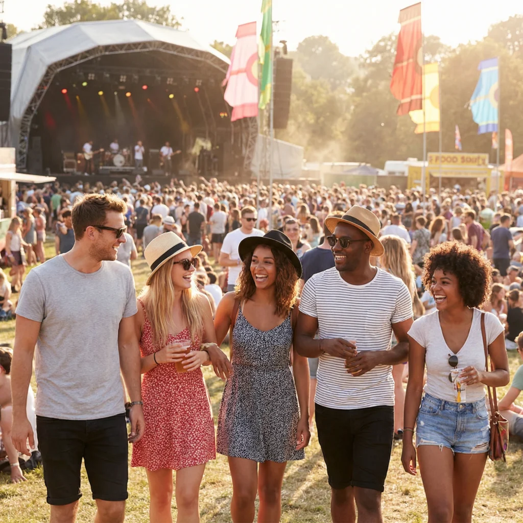 Festival tijdens de zomer