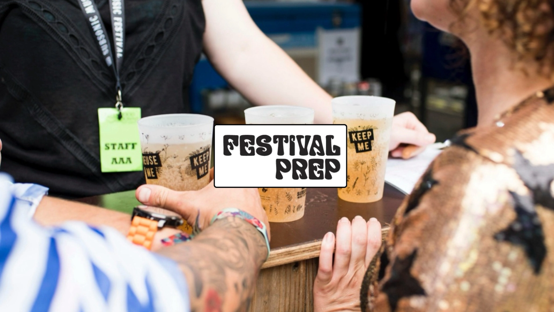 Hydrateren op festivals