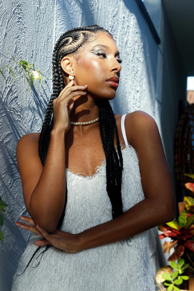 Festival haarstijlen: kleine vlechtjes