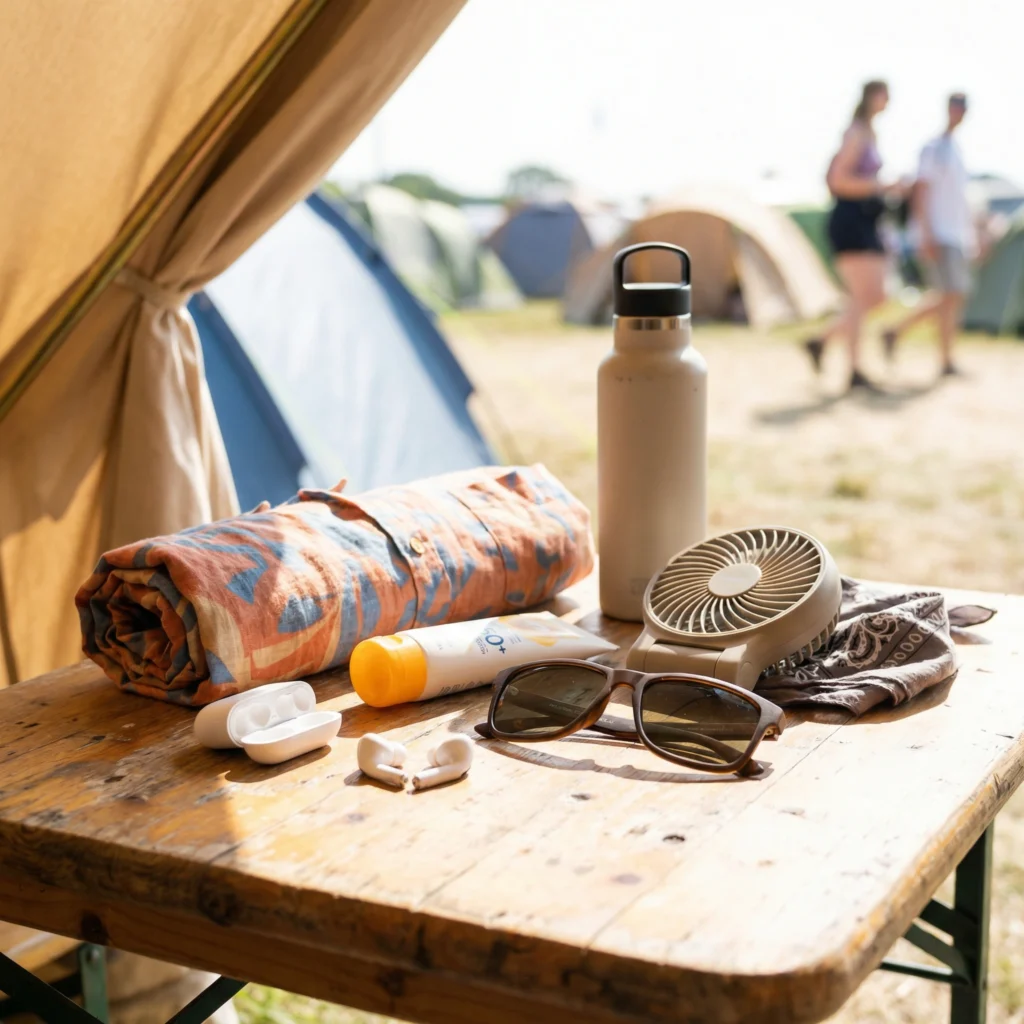 Producten voor meerdaagsfestival