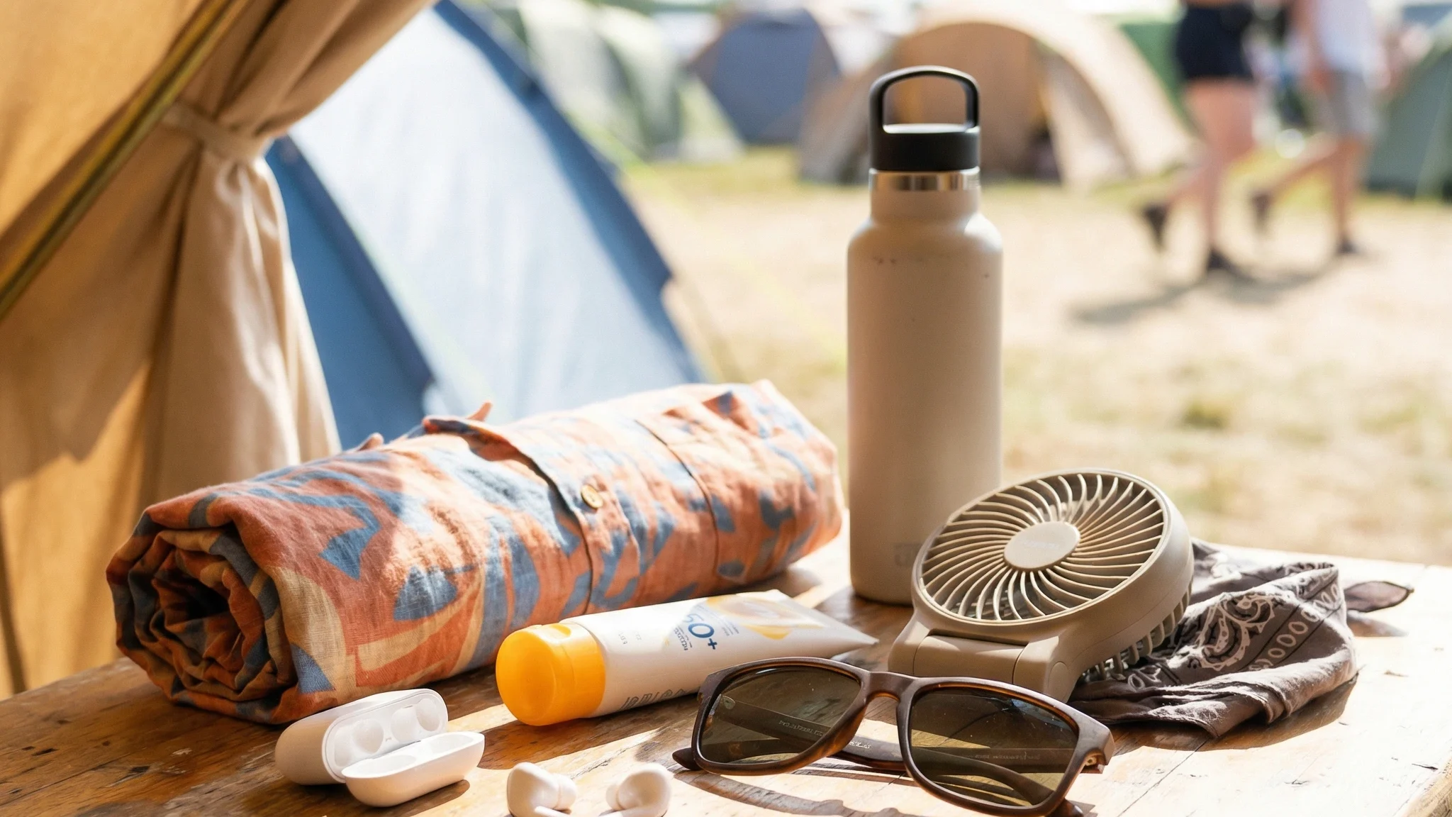 Producten voor meerdaagsfestival