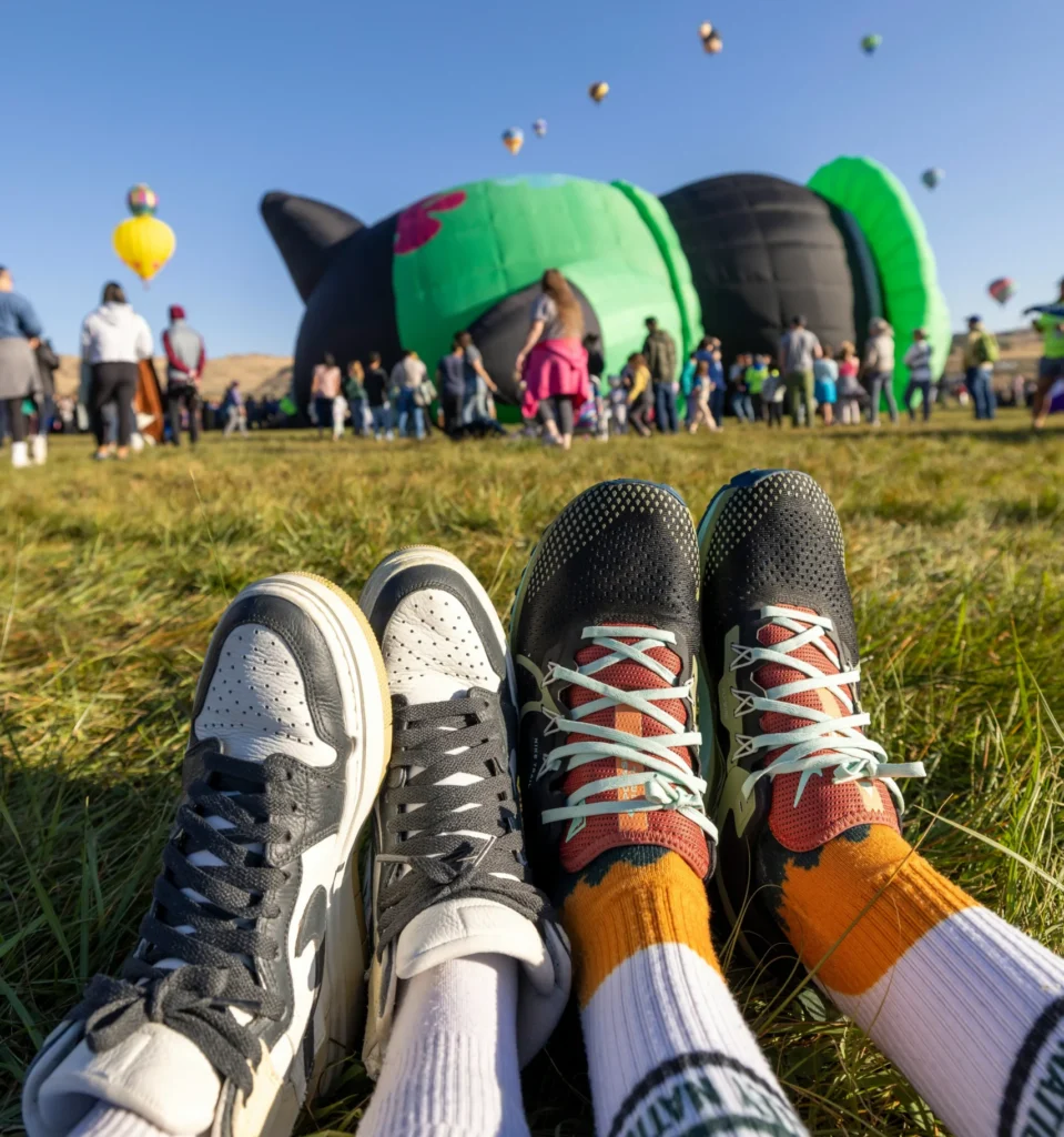 Schoenen voor festival